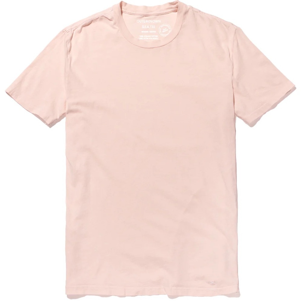 Outerknown S.E.A. Tee Crew Neck - Pink Haze / XL